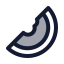 Watermelon icon with duotone standard style
