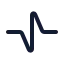 Wavetriangle icon with duotone rounded style