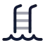 Wavesladder icon with twotone rounded style