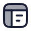 Webdesign icon with duotone rounded style