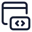 Webdesign icon with stroke standard style