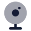 Webcam icon with bulk rounded style