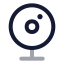 Webcam icon with twotone rounded style