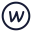 Webflowellipse icon with stroke rounded style