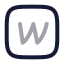 Webflowrectangle icon with twotone rounded style