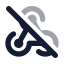 Webhookoff icon with bulk rounded style