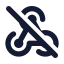 Webhookoff icon with solid rounded style