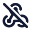 Webhookoff icon with solid standard style