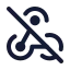 Webhookoff icon with stroke rounded style