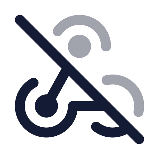 Webhook Off Icon in Twotone Rounded style