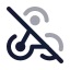 Webhookoff icon with twotone rounded style