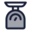 Weightscale icon with duotone standard style