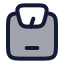 Weightscale icon with duotone rounded style
