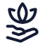 Wellness icon with stroke standard style