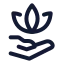 Wellness icon with stroke standard style