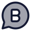 Whatsappbusiness icon with duotone rounded style