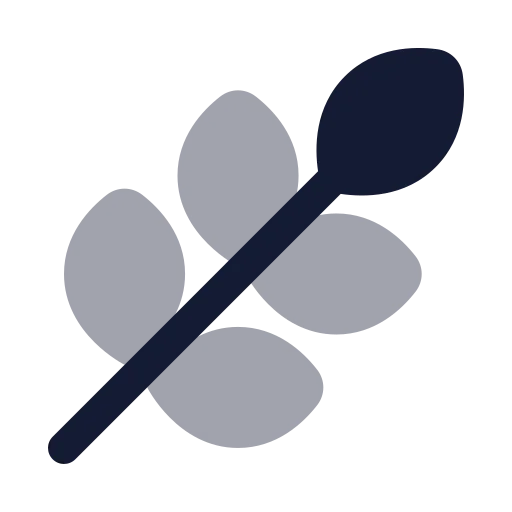 Wheat Icon in Bulk Rounded style