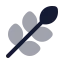 Wheat icon with bulk rounded style