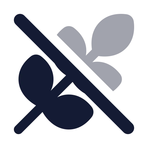 Wheat Off Icon in Bulk Rounded style