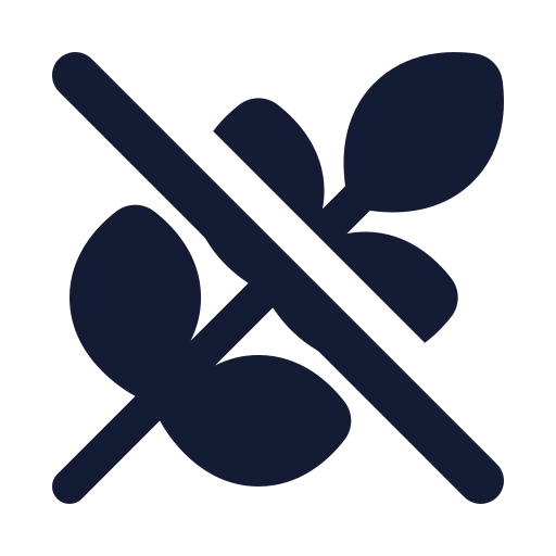 Wheat Off Icon in Solid Rounded style
