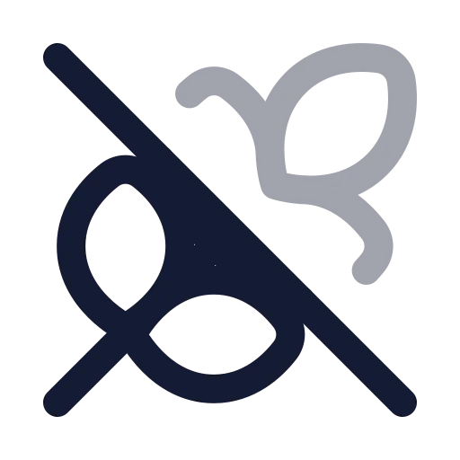 Wheat Off Icon in Twotone Rounded style