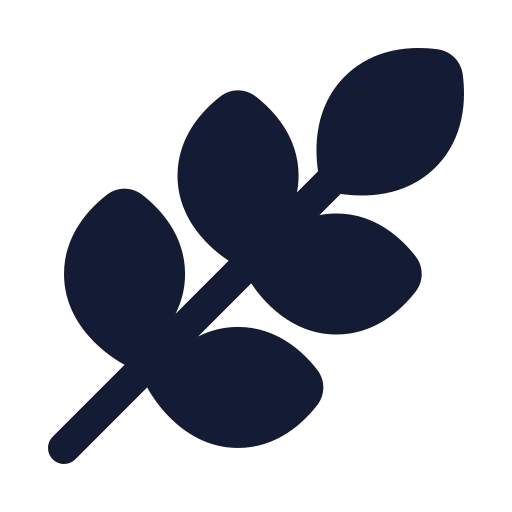 Wheat Icon in Solid Rounded style