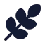 Wheat icon with solid standard style