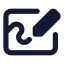 Whiteboard icon with solid standard style