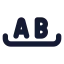 Wholeword icon with solid standard style