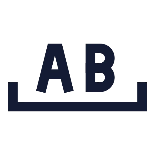 Whole Word Icon in Stroke Sharp style