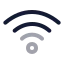 Wifi icon with twotone rounded style