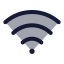 Wifi icon with duotone standard style