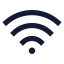 Wifi icon with solid sharp style