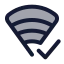 Wificonnected icon with duotone standard style
