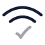 Wificonnected icon with twotone rounded style