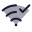 Wificonnected icon with duotone standard style