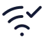 Wificonnected icon with stroke standard style