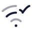 Wificonnected icon with twotone rounded style
