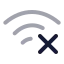 Wifidisconnected icon with duotone rounded style