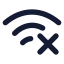 Wifidisconnected icon with solid standard style