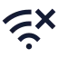 Wifidisconnected icon with solid sharp style