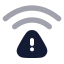 Wifierror icon with bulk rounded style