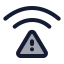 Wifierror icon with duotone standard style