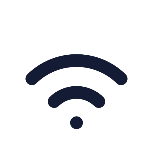Wifi High Icon in Solid Rounded style