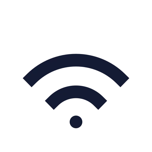 Wifi High Icon in Solid Sharp style
