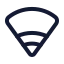 Wifimediumsignal icon with stroke standard style