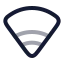 Wifimediumsignal icon with twotone rounded style