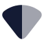 Wifinosignal icon with bulk rounded style