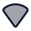 Wifinosignal icon with duotone standard style