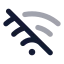 Wifioff icon with bulk rounded style